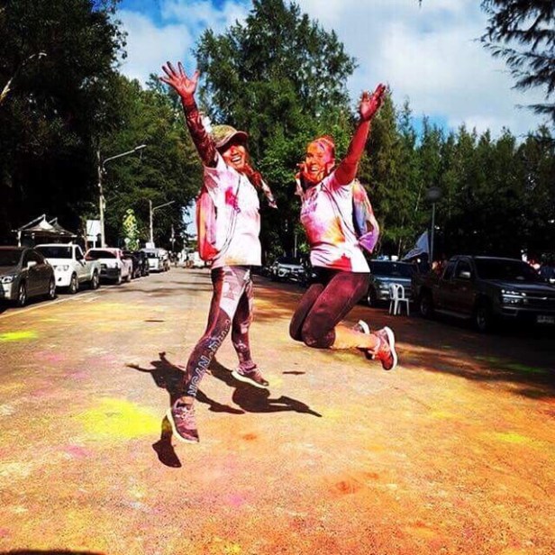 Colour run på Phuket!
