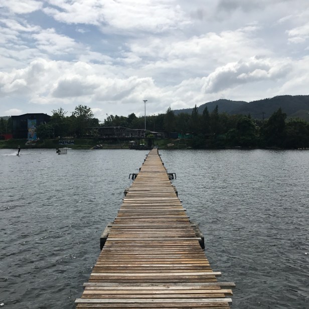 Wake board park in Thailand.